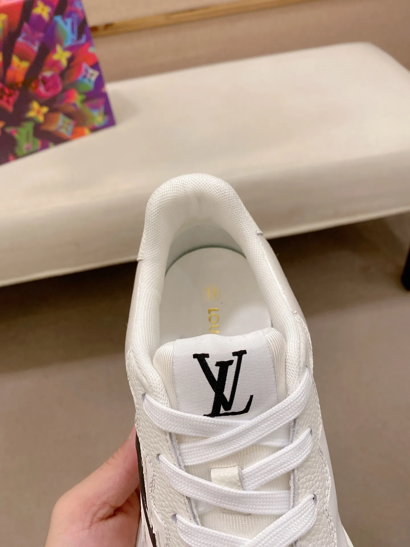 Men's shoes: 442💰🎉🎉LV~Louis Vuitton trendy men's shoes, new shipments, latest matching, the same style as the official website, super high quality, hot sales of the season [strong][strong][strong]Selected first-layer cowhide, comfortable sheepskin lining, original last, comfortable on the foot, wear-resistant rubber outsole, size: 38-44.